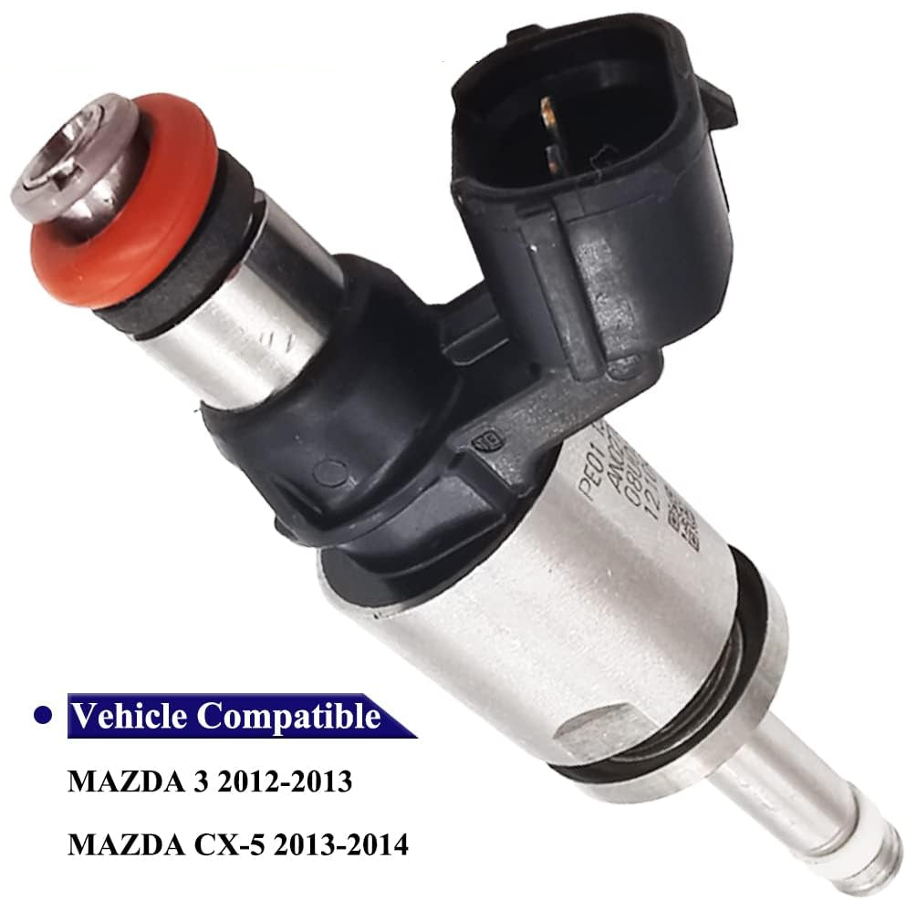 Fuel Injector for Mazda 3 CX-3 CX-5 MX-5 Miata 2.0L Skyactiv - PE0113250C PE0113250B