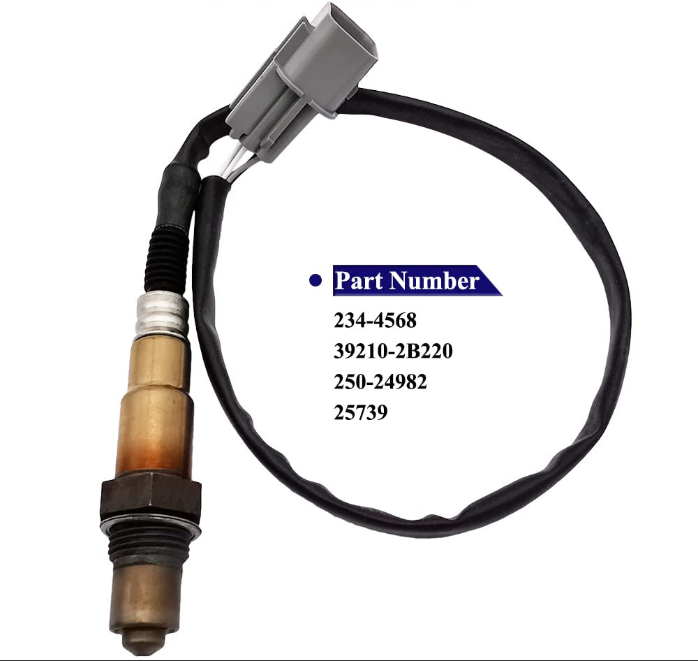 2Pcs Air Fuel Ratio & O2 Sensor for Hyundai Accent Veloster Kia Rio 1.6L (2012-2017) | 234-5055 234-4568