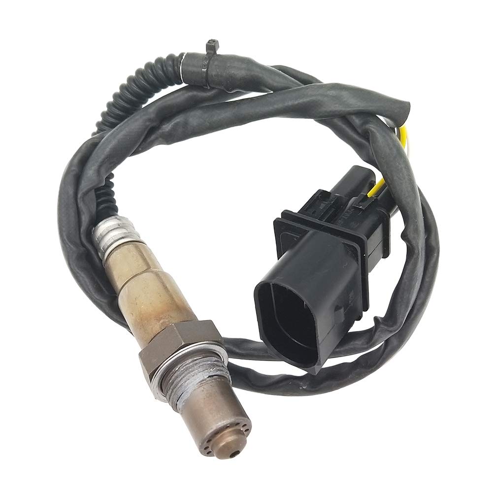 OEM oxygen sensor with wiring harness and black connector for automotive engine emissions