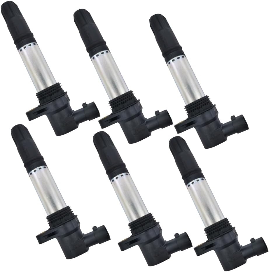 6Pcs UF534 Ignition Coils Replacement for Land Rover Freelander 2.5L V6 2002-2006 NEC000110L C1676 UF-534