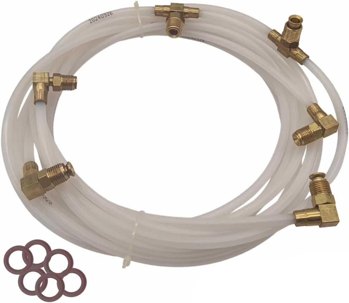 2Pcs Convertible Top Hydraulic Hose Set for Ford Mustang GT & LX 5.0L (1983-1993) | HYDTH81-8393FOM