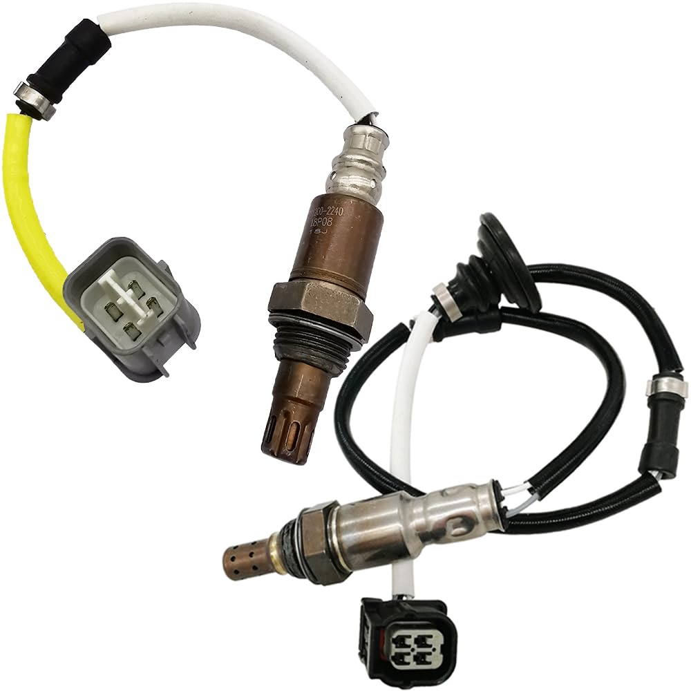2Pcs 234-9060 234-4358 Upstream Downstream Oxygen O2 Sensor Replacement for Honda Fit 1.5L-l4 Gas 2007 2008 36531-RME-A00 36531-RME-A01 36532-RRA-004