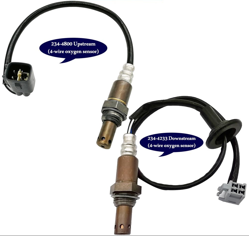 2Pcs O2 Sensor Up/Down for Toyota Corolla Matrix 1.8L FWD 89465-13030 89465-02110