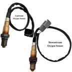 2Pcs Air Fuel Ratio & O2 Sensor for Hyundai Accent Veloster Kia Rio 1.6L (2012-2017) | 234-5055 234-4568