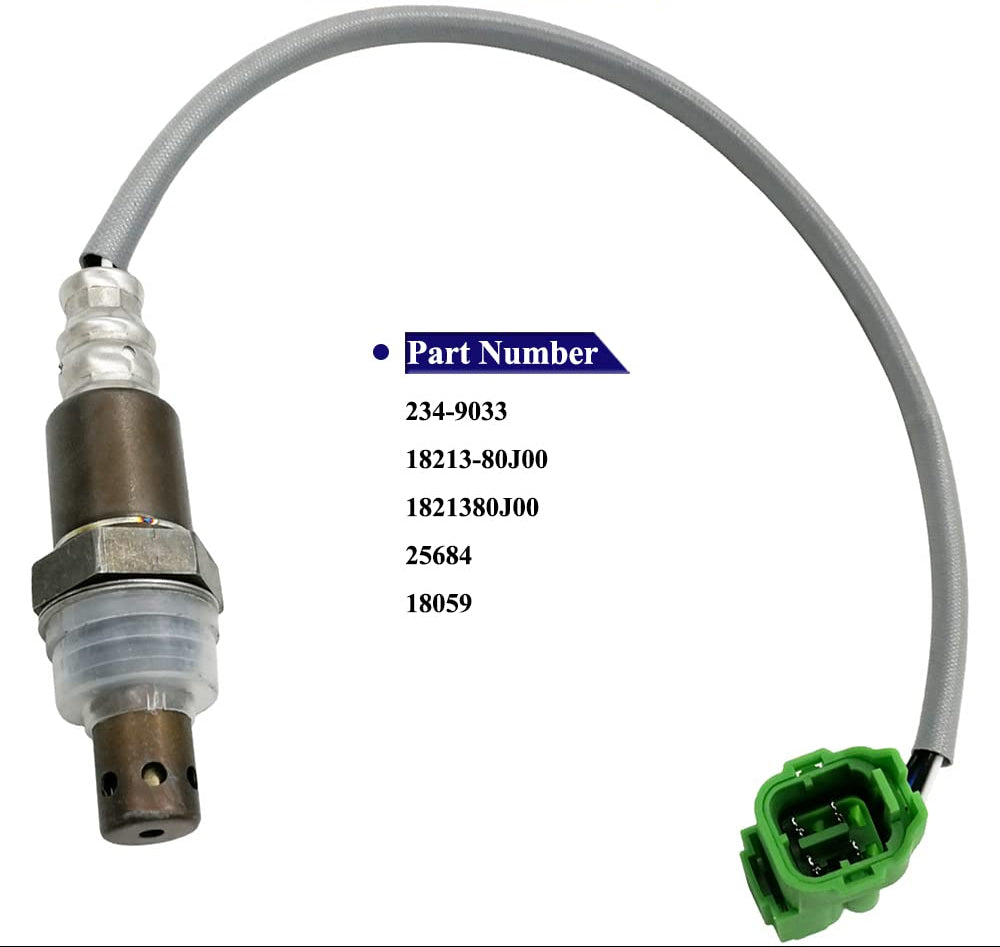 2Pcs Air Fuel Ratio & O2 Sensor for Suzuki SX4 2.0L (2008-2009) - 18213-80J00 18213-80J10