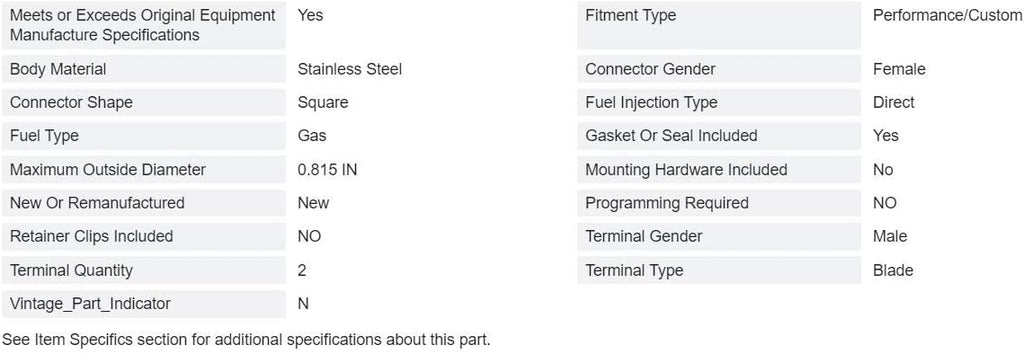 4Pcs Fuel Injectors Nozzles for Chevy Impala Colorado Malibu Cadillac ATS GMC Canyon 3.6L | 12627093 12662564