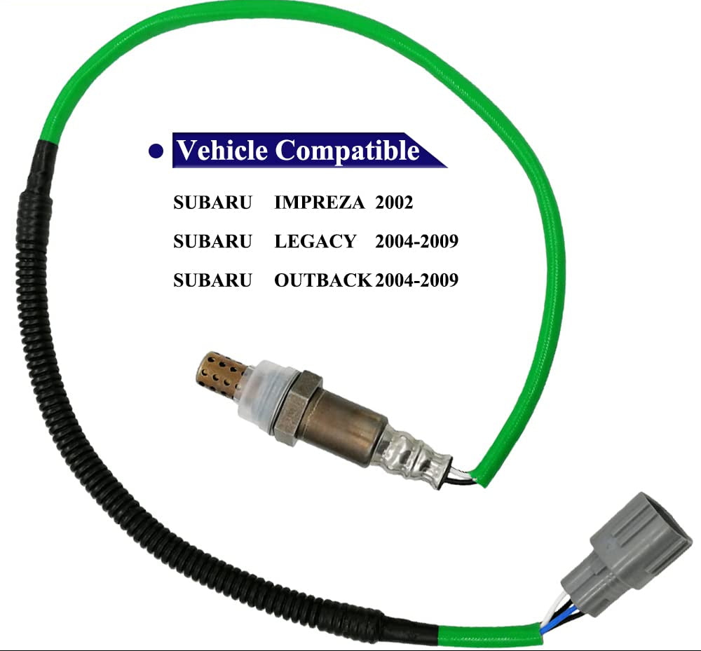 234-4446 Lambda Sensor Downstream Oxygen Sensor 2 Compatible for 2004-2009 for Subaru Outback Legacy 2.5L-H4, 2002 for Subaru Impreza WRX 2.0L-H4 2344446 22690-AA500