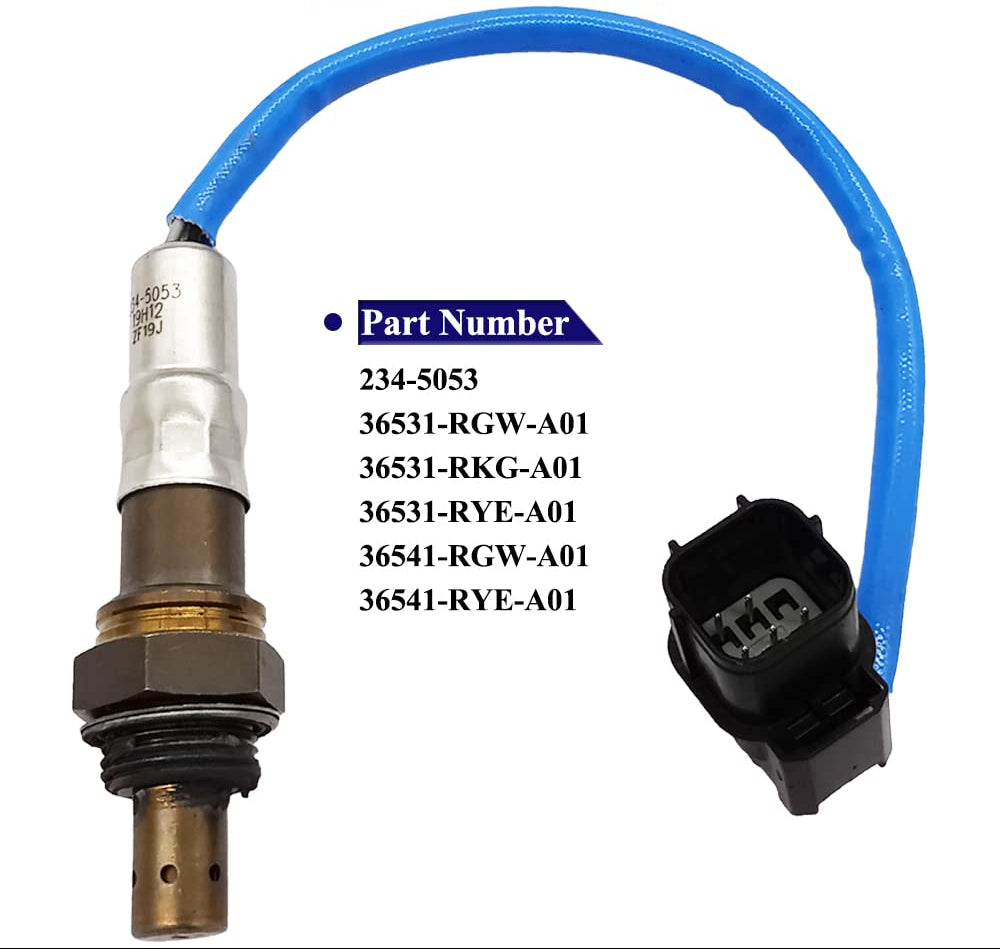 2Pcs Air Fuel Ratio & O2 Sensor for Acura MDX 3.7L (2007-2009) | 234-5053 234-4351