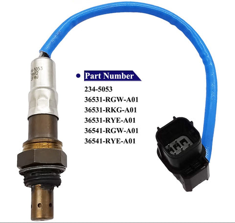 2Pcs Air Fuel Ratio & O2 Sensor for Acura MDX 3.7L (2007-2009) | 234-5053 234-4351