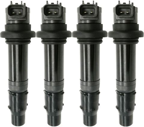 Suitable for 4Pcs Ignition Coil for Yamaha YZF-R1 R6 Vmax 1700 FZ1 (2002-2016) | F6T558