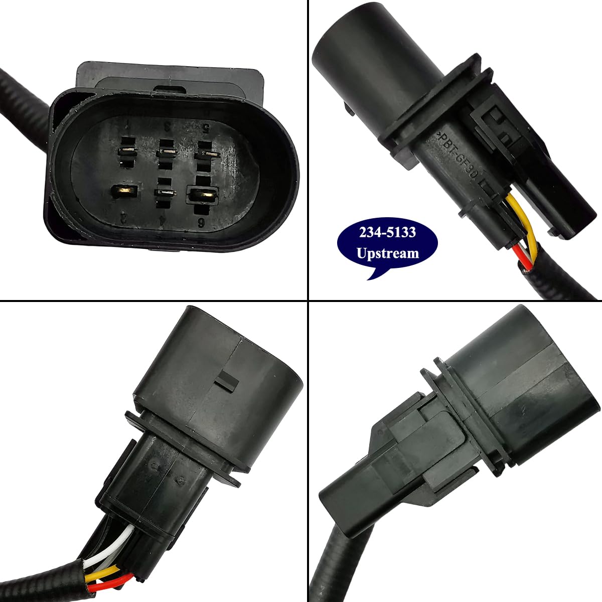 4Pcs O2 Sensor Set for BMW 545i 645Ci 4.4L V8 (2004-2005 Manual Trans) 234-5133 234-5134  234-4470