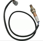 OEM-quality automotive oxygen sensor with black wiring and gray connector for vehicle emissions control