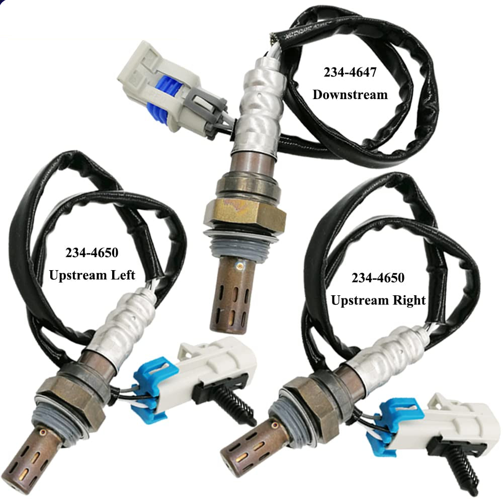 3Pcs O2 Sensor Kit for Chevy Impala Cadillac Deville Pontiac (2000-2011) | 234-4650 234-4647