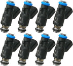 8Pcs FJ1089 12613412 Fuel Injectors Nozzles 4 Holes Engine for 2010-2013 Chevrolet Silverado 1500 2500 HD Cadillac Escalade 6.0 vortec V8 Engine