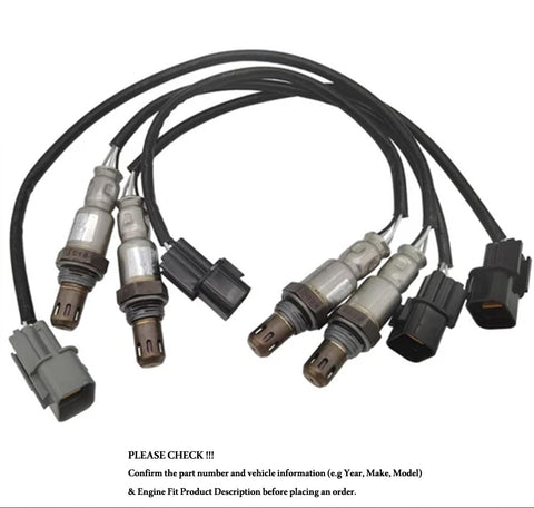 Suitable for 4Pcs O2 Sensor for Hyundai Genesis Coupe 3.8L V6 (2013-2016) | 234-4456 234-4571 234-4458