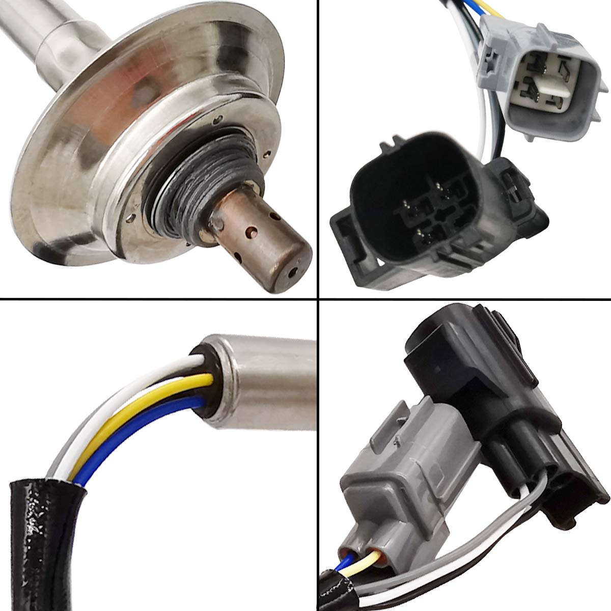 2Pcs Air Fuel Ratio & O2 Sensor for Mazda CX-7 2.3L Turbo (2007-2009) - 234-5012 234-4044