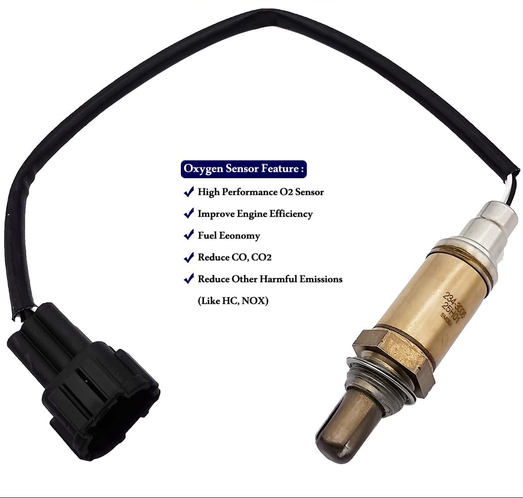 4Pcs O2 Sensor Set for Nissan Frontier Xterra 3.3L V6 (2004) - 234-4198 234-3006