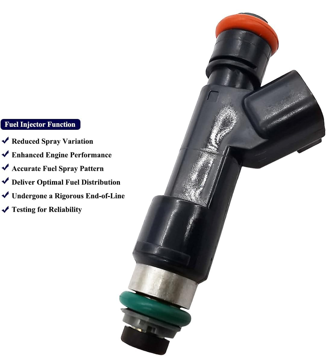 4Pcs Fuel Injector Set for Chevy Malibu Cobalt Pontiac G6 2.2L 2.4L - 12602480 FJ985