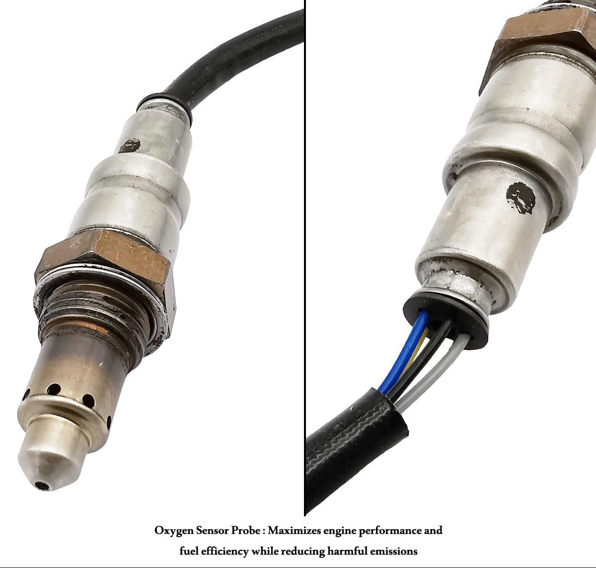JR3Z-9F472-B Upstream Oxygen O2 Sensor Replacement for Ford Mustang 2018-2021 5.0L V8， F-650 2021-2022 F-750 2021 7.3L V8 JR3Z9F472B, DY1442