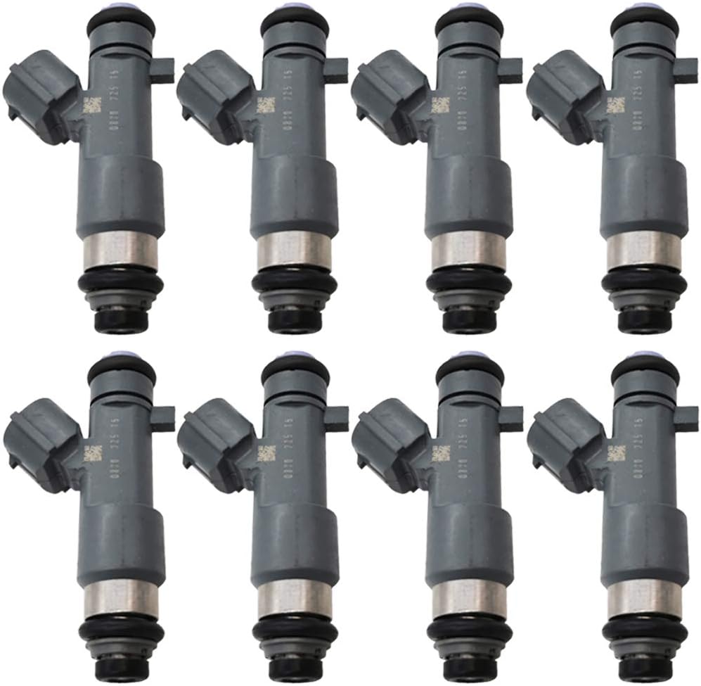 8Pcs 16600-ZJ50A FJ1076 Fuel Injectors 12 Holes Engine Nozzles Compatible for Nissan 2006-2015 Armada 8 Cyl Titan VK56DE 5.6L-V8, 2016-2018 Frontier VQ40DE 4.0L