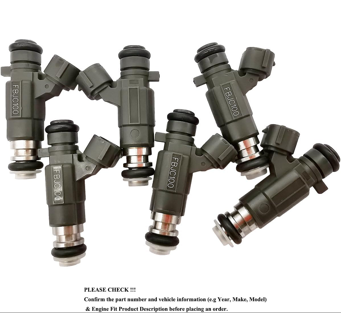 6Pcs Fuel Injector Set for Nissan 350Z Pathfinder Infiniti G35 3.5L V6 - FBJC100 842-12240