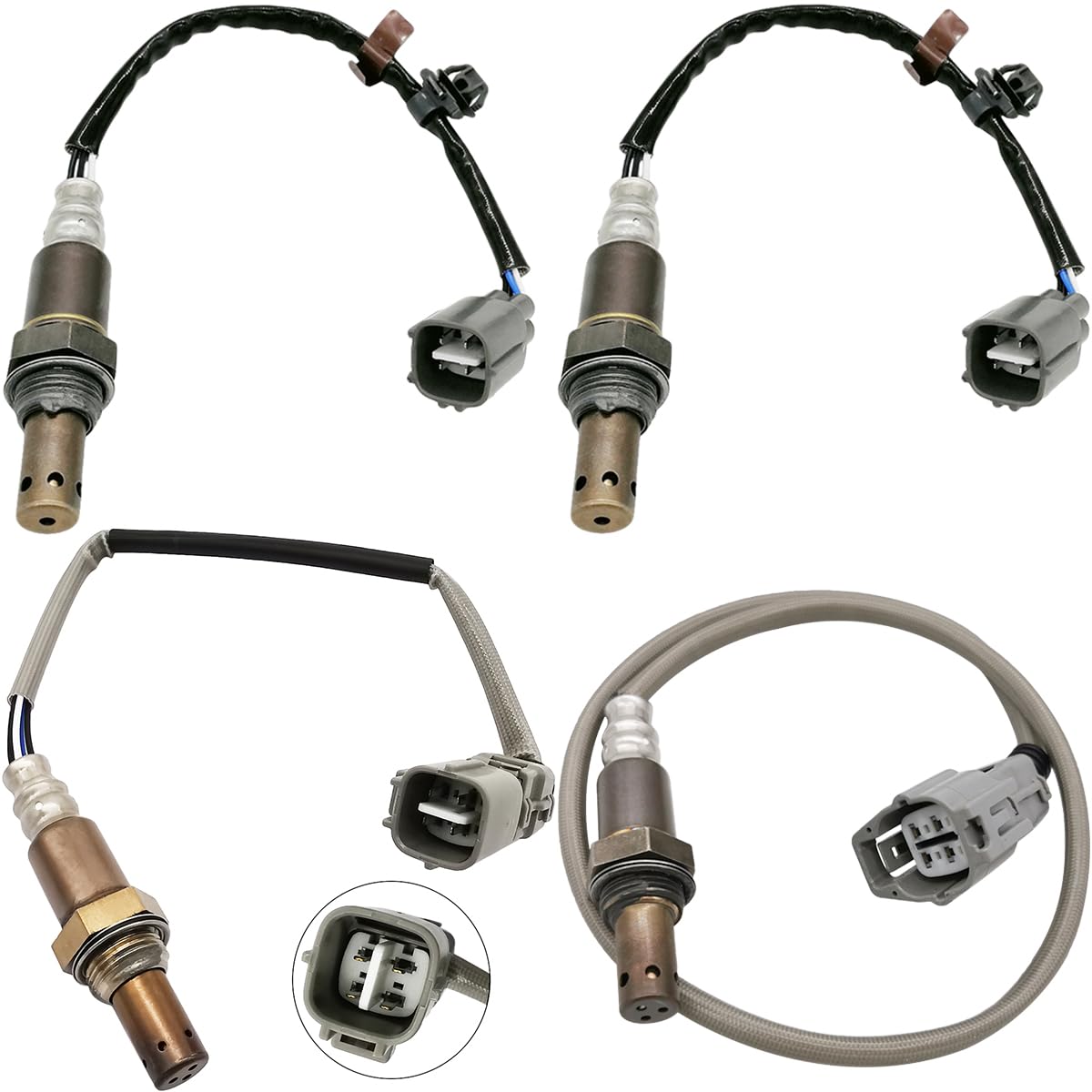 4Pcs O2 Sensor Set for Toyota Highlander Lexus RX330 3.3L V6 (2004-2007) | 234-9042  234-4168  234-4509