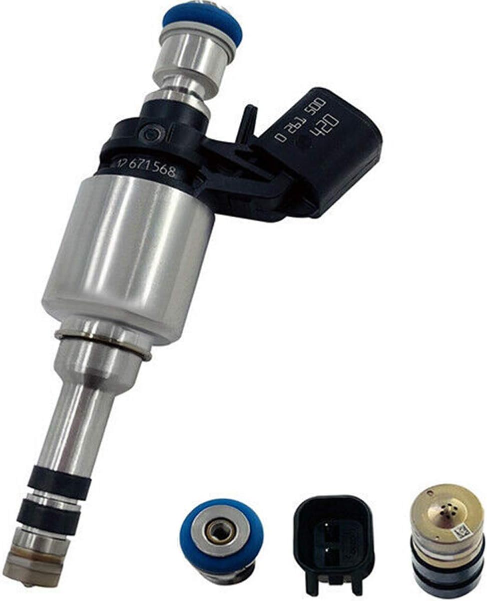 4Pcs Fuel Injectors Nozzles for Chevy Equinox Malibu Camaro Traverse GMC Terrain Cadillac ATS CTS 2.0L 2.5L | 12671568 0261500420