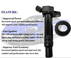 4Pcs Ignition Coil Set for Hyundai Accent Veloster Kia Rio Soul 1.6L - UF652 27301-2B100