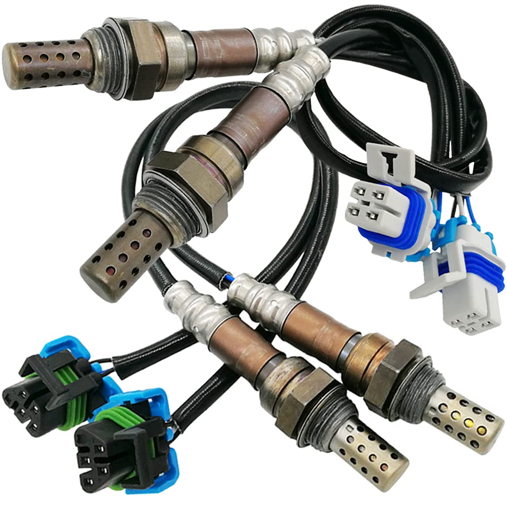 4Pcs Oxygen Sensor Set for Chevy Silverado & GMC Sierra 1500/2500 (2003-2006) 234-4669+234-4407