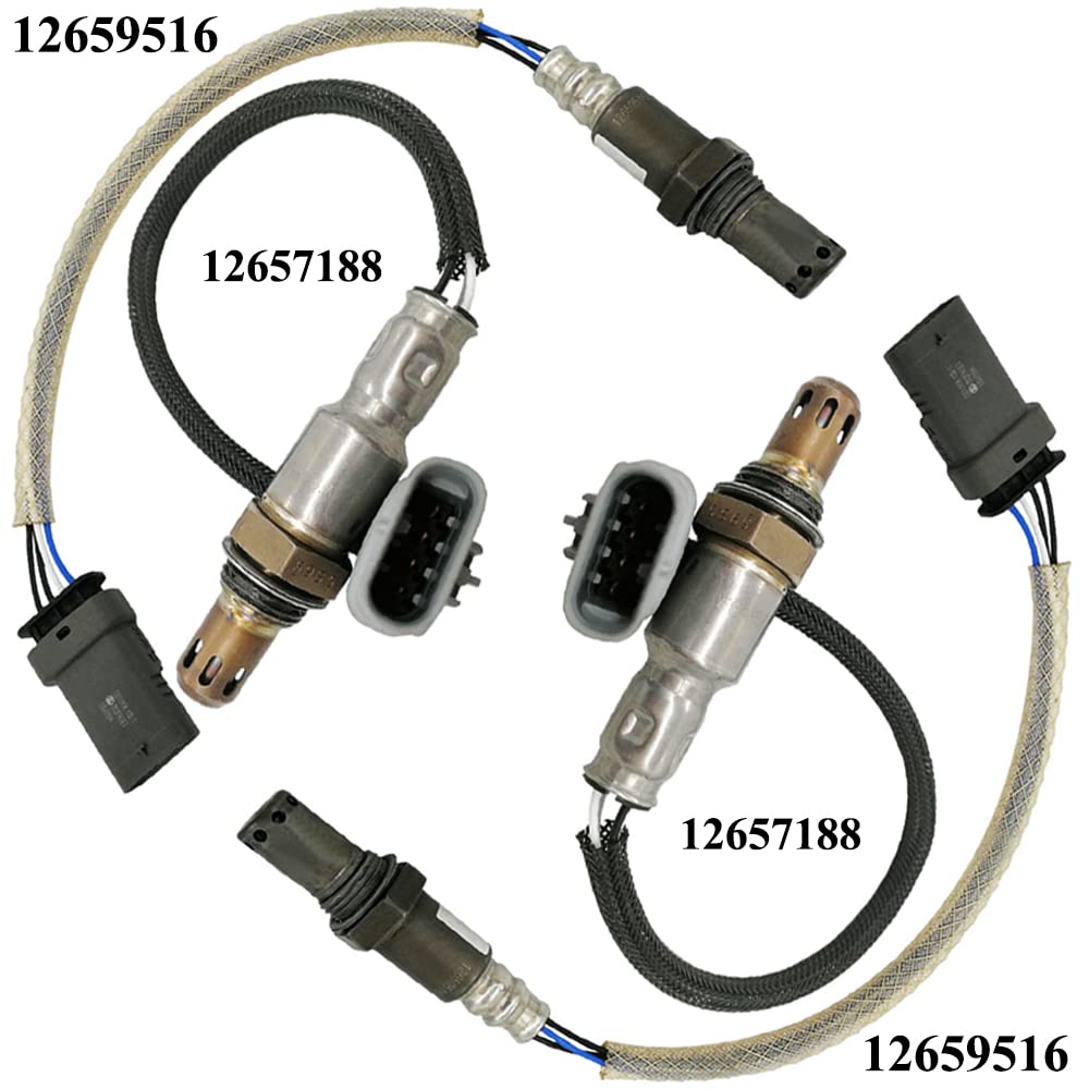 4Pcs O2 Sensor for Chevy Silverado Tahoe GMC Sierra Escalade (14-18)| 12657188 12659516