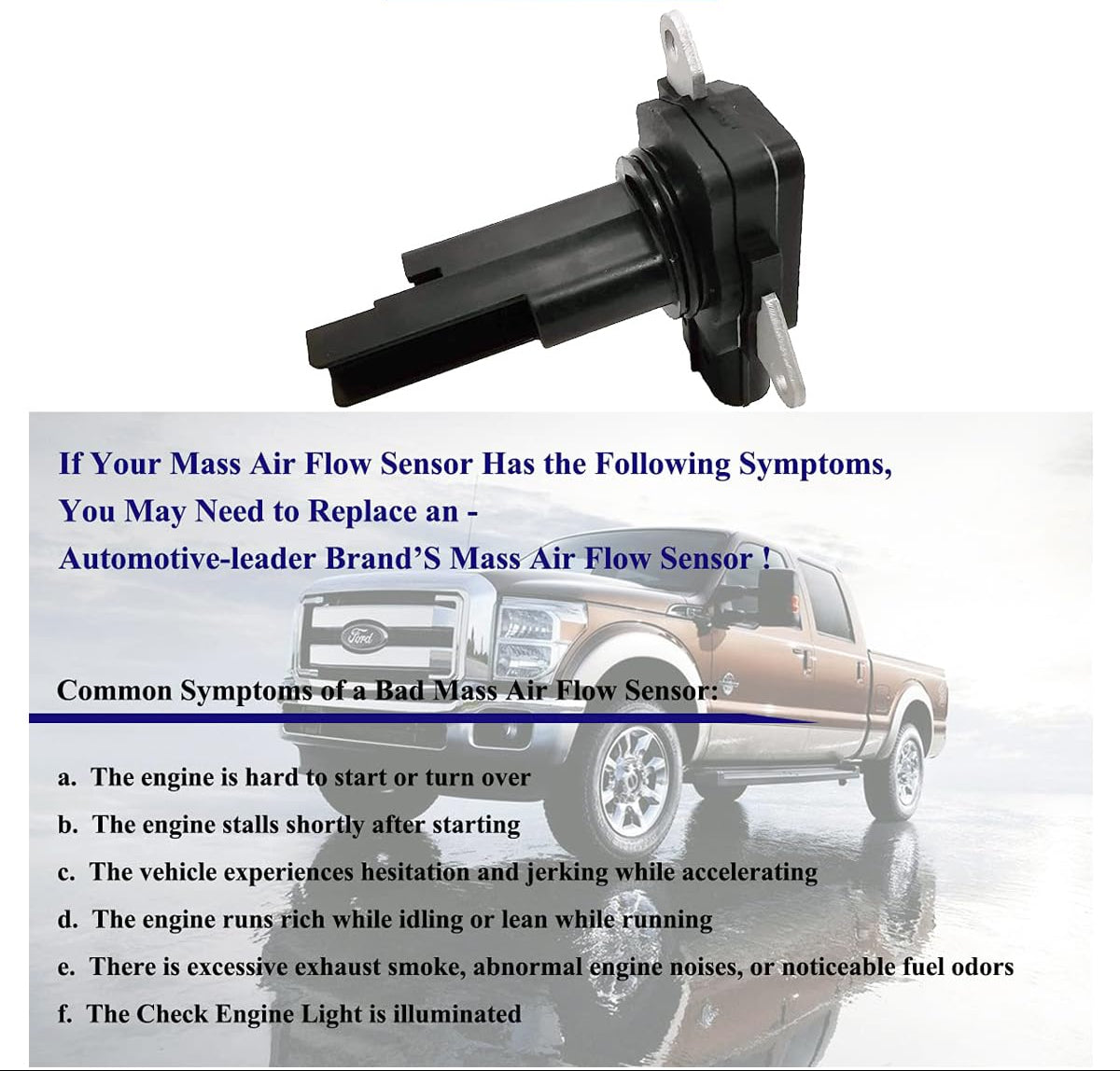 Mass Air Flow Sensor MAF for Subaru Forester Impreza Outback WRX Crosstrek (2008-2018) | 22680-AA380 197400-5111