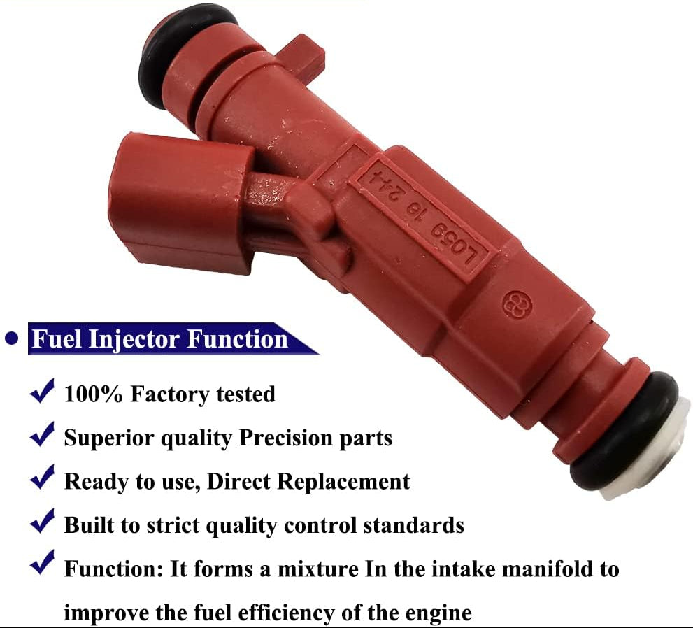 4Pcs Fuel Injector Set for Hyundai Elantra Kia Forte Soul 1.8L | 35310-2E000, FJ1182