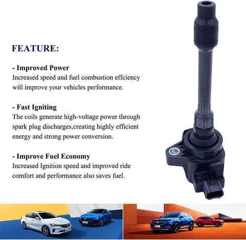 Suitable for 4Pcs Ignition Coil for Honda Civic 2.0L & Fit 1.5L (2015-2020) | 305205R0003