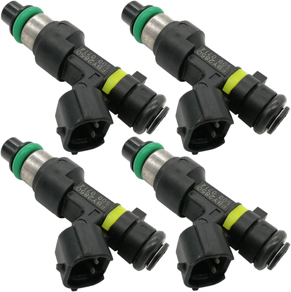 Suitable for 4Pcs Fuel Injectors 18-Hole for Nissan Cube NV200 Sentra Versa 1.8L 2.0L (2007-2017) | 16600-EN200