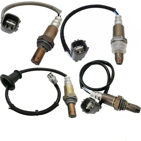 4Pcs Air Fuel Ratio & O2 Sensor for Toyota RAV4 3.5L V6 (2006-2012) | 234-9049 234-9022 234-4501 234-4261