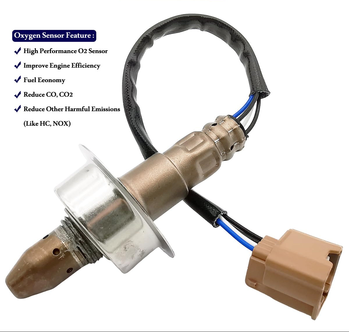 4Pcs Air Fuel Ratio & O2 Sensor Set for Nissan Murano 3.5L V6 (2012-2014 AWD Only) | 234-9106 234-4595