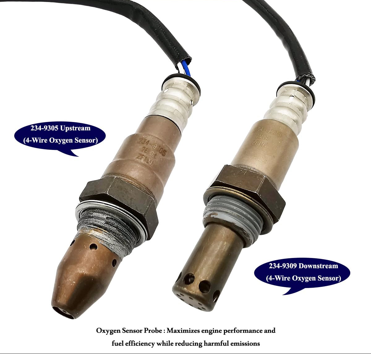 2Pcs 234-9305 234-9309 Upstream Downstream Oxygen O2 Sensor for Lexus LS500H 3.5L V6 2018 2019 2020 2021 2022 2023 2024 89467-11010 89467-50100