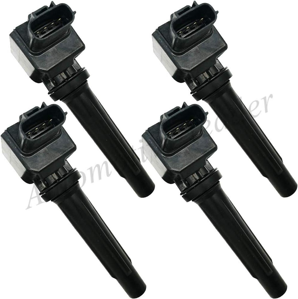 Suitable for 4Pcs Ignition Coils Pack for Mazda 3 6 CX-3 CX-5 CX-9 2.0L 2.3L 2.5L Skyactiv | PE20-18-100 H6T61171