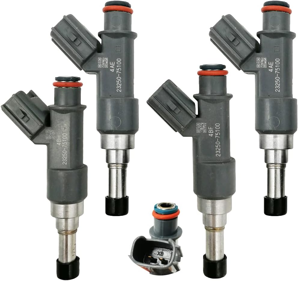 4Pcs Fuel Injectors Nozzles for Toyota Tacoma 4Runner Hiace 2.7L (05-16) | FJ783, 2325075100