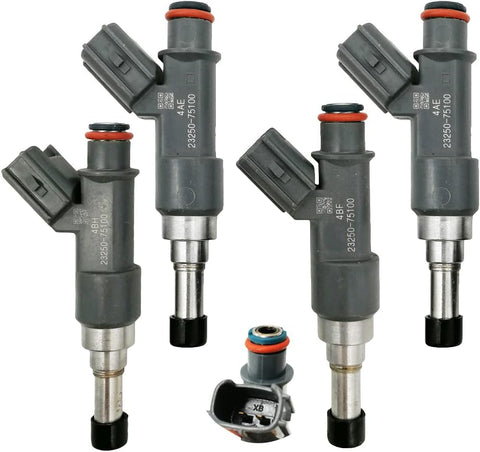 4Pcs Fuel Injectors Nozzles for Toyota Tacoma 4Runner Hiace 2.7L (05-16) | FJ783, 2325075100