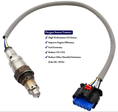 234-5753 Upstream Wide-Band Air-Fuel Ratio Oxygen O2 Sensor for Ford Fusion 17-20 Mustang 18-24 Ranger 19-24 Transit Connect 19-23 2345753, HS7Z9F472A, JR3Z9F472C, KB3Z9F472A