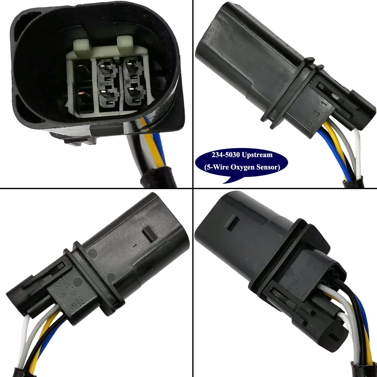 2Pcs 234-5030 234-4237 Upstream Downstream Oxygen O2 Sensor for Kia Forte 2.0L 2.4L L4 2010-2013 Forte5 2.0L 2.4L L4 2012-2013 Magentis Optima 2.4L L4 2010 Rondo 2.4L L4 2009-2012