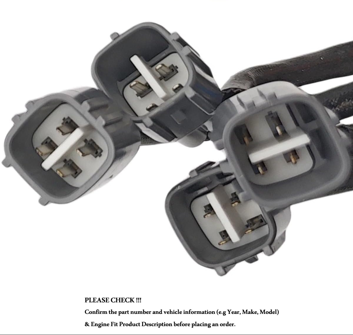 4Pcs Upstream Downstream Oxygen O2 Sensor Replacement for Toyota 4Runner 4.0L-V6 Gas 2003 2004 2 * 234-9047 234-4804 234-4805 22641-AA25A 89465-60220 89465-60230