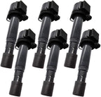6Pcs 30520-5G0-A01 Direct Ignition Coil Packs Replacement for Acur-a MDX RDX RLX TLX Hond-a Accord Crosstour Odyssey Passport Pilot Ridgeline 305205G0A01 UF713 GN10733 36-8260 C872