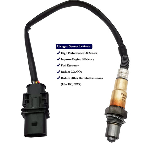 234-5110 Upstream Air Fuel Ratio Oxygen O2 Sensor for Audi S5 2008-2012 S6 2007, for Cadillac CTS 2004-2007 SRX 2004-2006 STS 2005-2007 2345110, 07L906262K, 12588879, 12596327