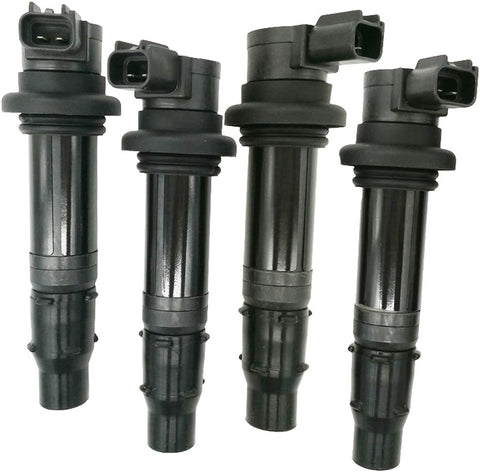 Suitable for 4Pcs Ignition Coil for Yamaha YZF-R1 R6 Vmax 1700 FZ1 (2002-2016) | F6T558