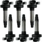 6Pcs Ignition Coil for Ford Edge Flex Fusion Taurus Lincoln MKZ Mazda 6 CX-9 3.5L 3.7L V6 | 7T4Z12029E