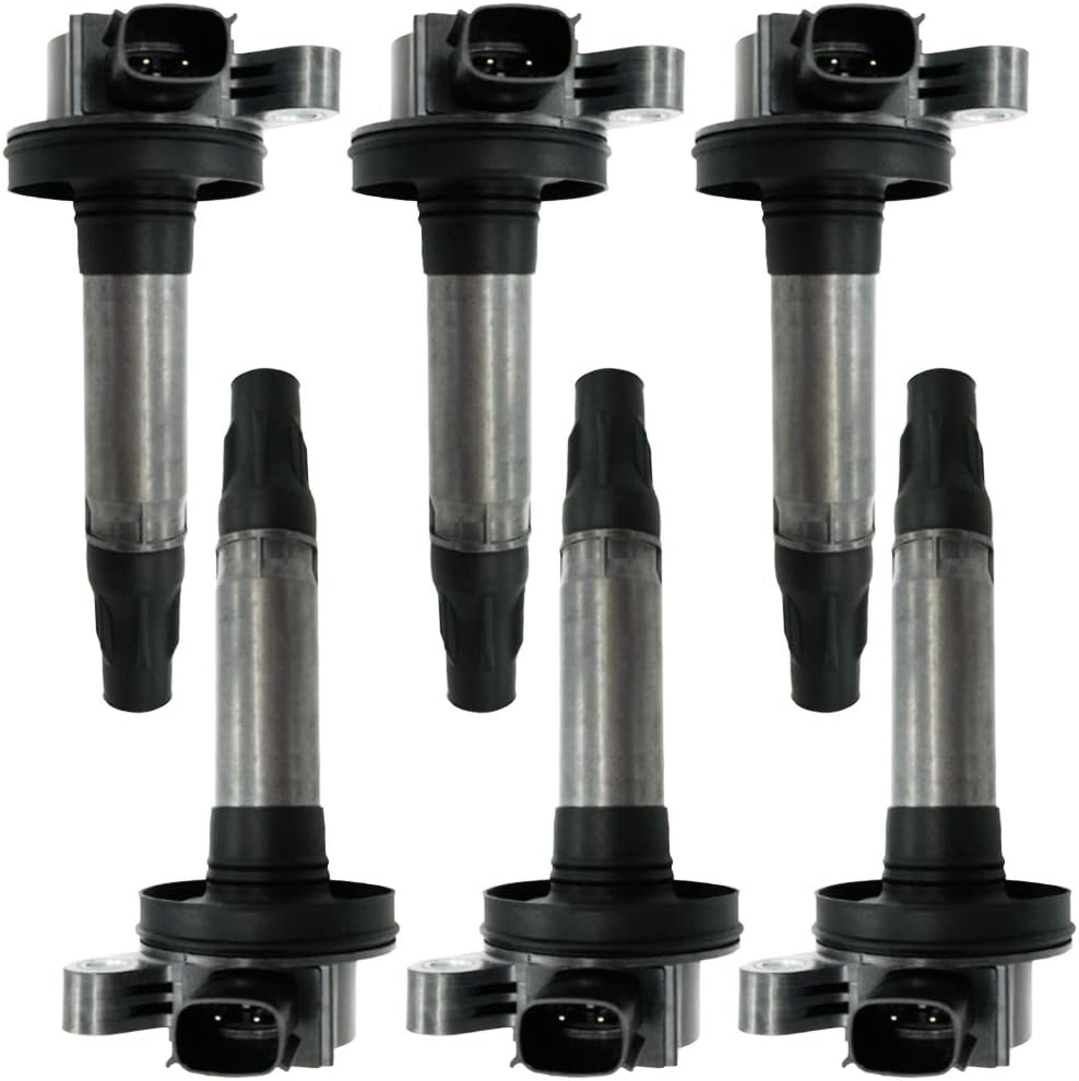 6Pcs Ignition Coil for Ford Edge Flex Fusion Taurus Lincoln MKZ Mazda 6 CX-9 3.5L 3.7L V6 | 7T4Z-12029-E