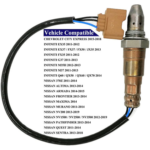Suitable for Upstream Air Fuel Ratio Sensor for Nissan Altima Maxima Pathfinder 3.5L V6 | 234-9135