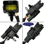 4Pcs 234-5002 234-4818 Upstream Downstream Oxygen O2 Sensor for Cadillac CTS 2005 SRX 2004-2006 STS 2005-2006 12575657, 12597912, 12590035, 12597449, 12616203